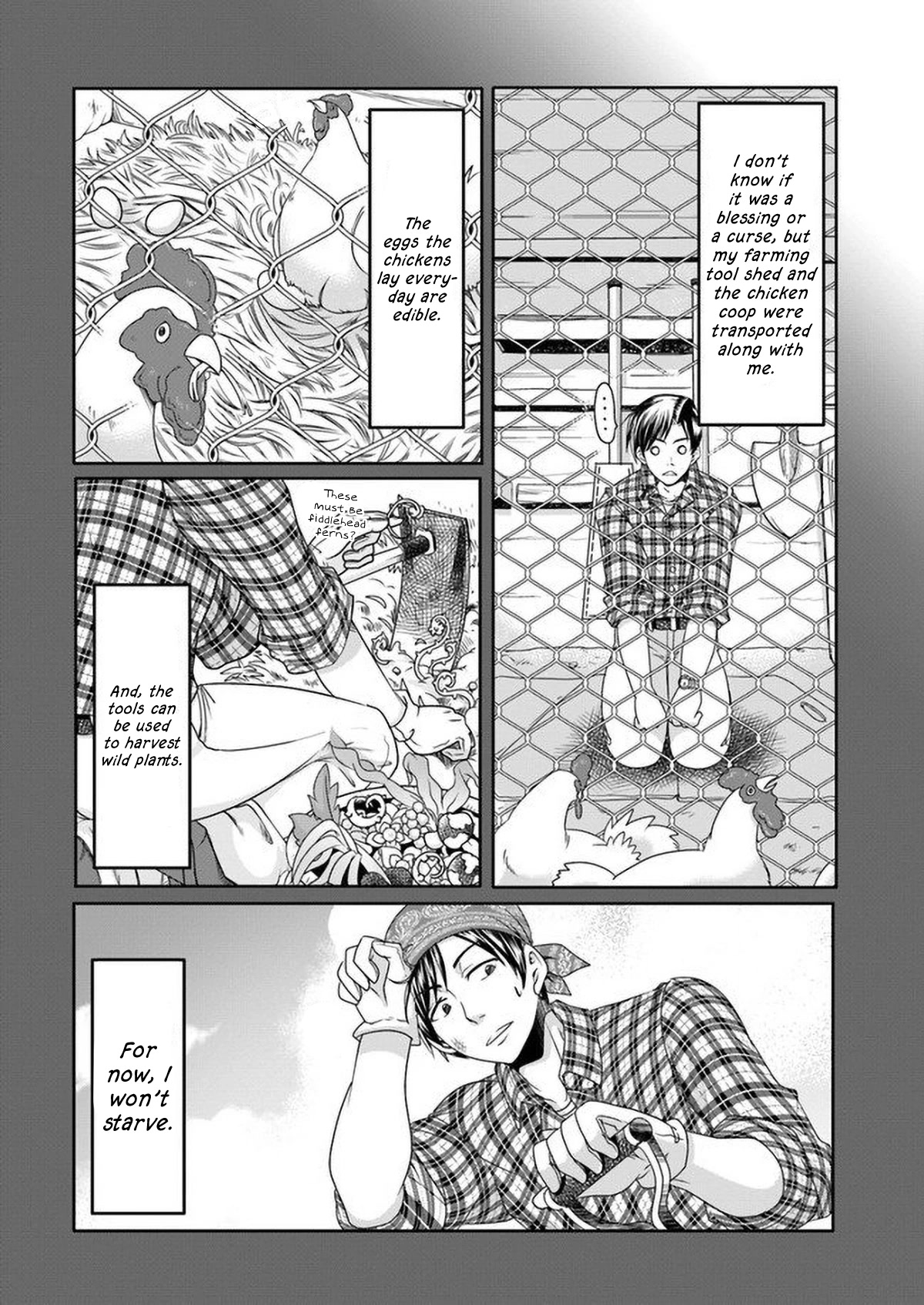 Shoushaman no Isekai Survival ~ Zettai Hito to wa Tsurumanee ~ Chapter 1 page 10 - Chapter 1