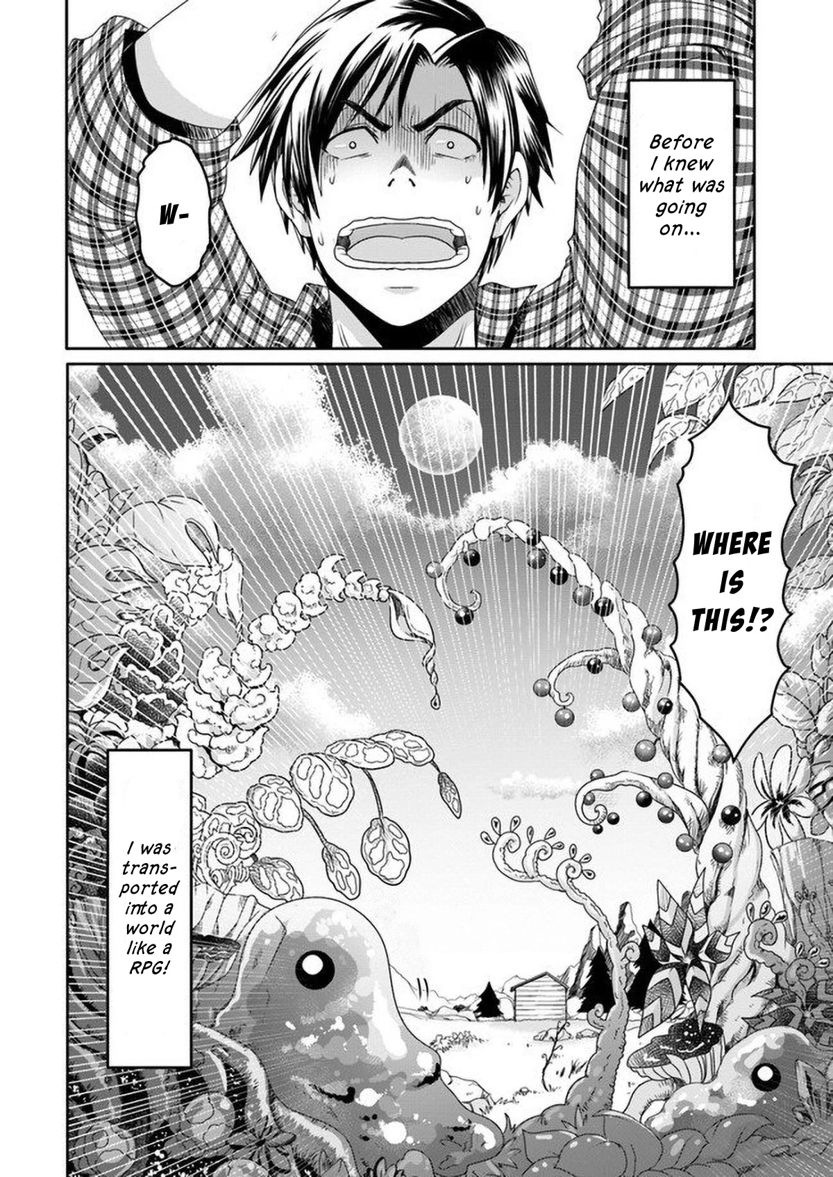 Shoushaman no Isekai Survival ~ Zettai Hito to wa Tsurumanee ~ Chapter 1 page 8 - Chapter 1