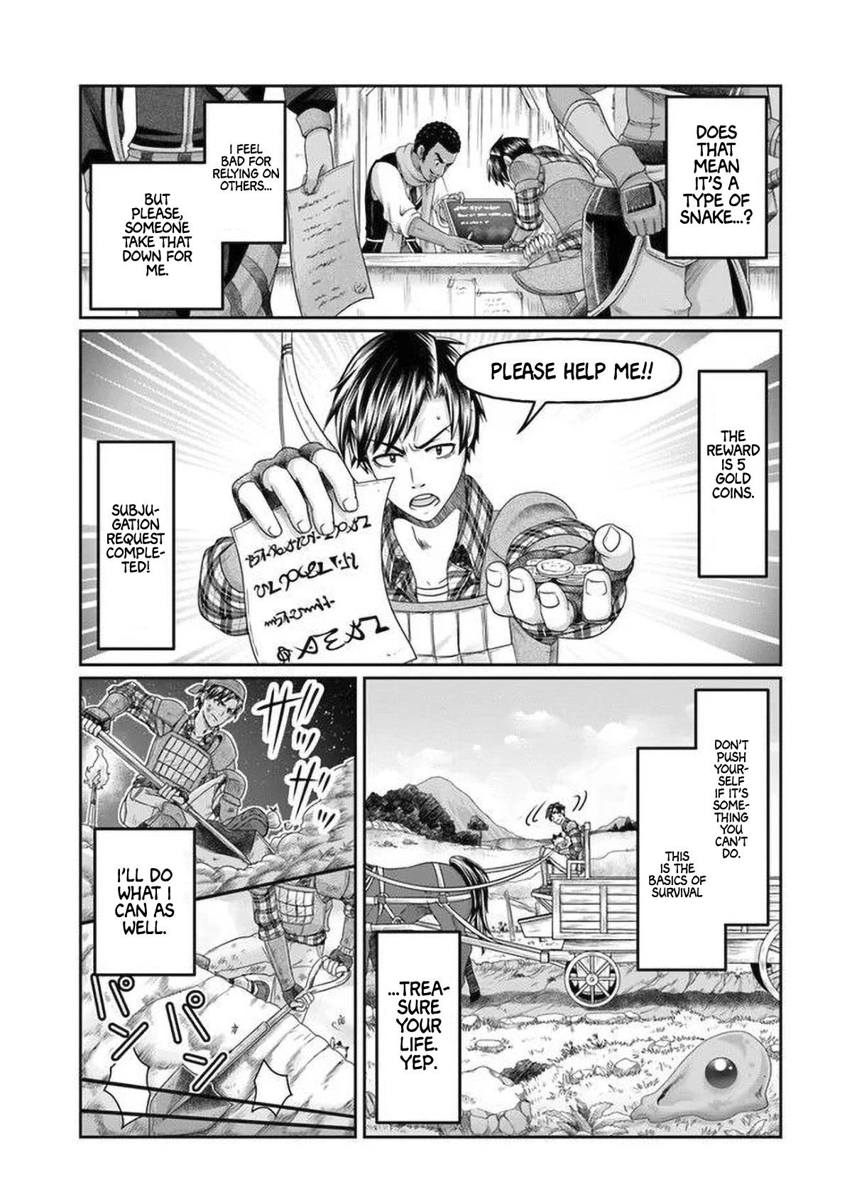 Shoushaman no Isekai Survival ~ Zettai Hito to wa Tsurumanee ~ Chapter 6 page 7 - Chapter 6