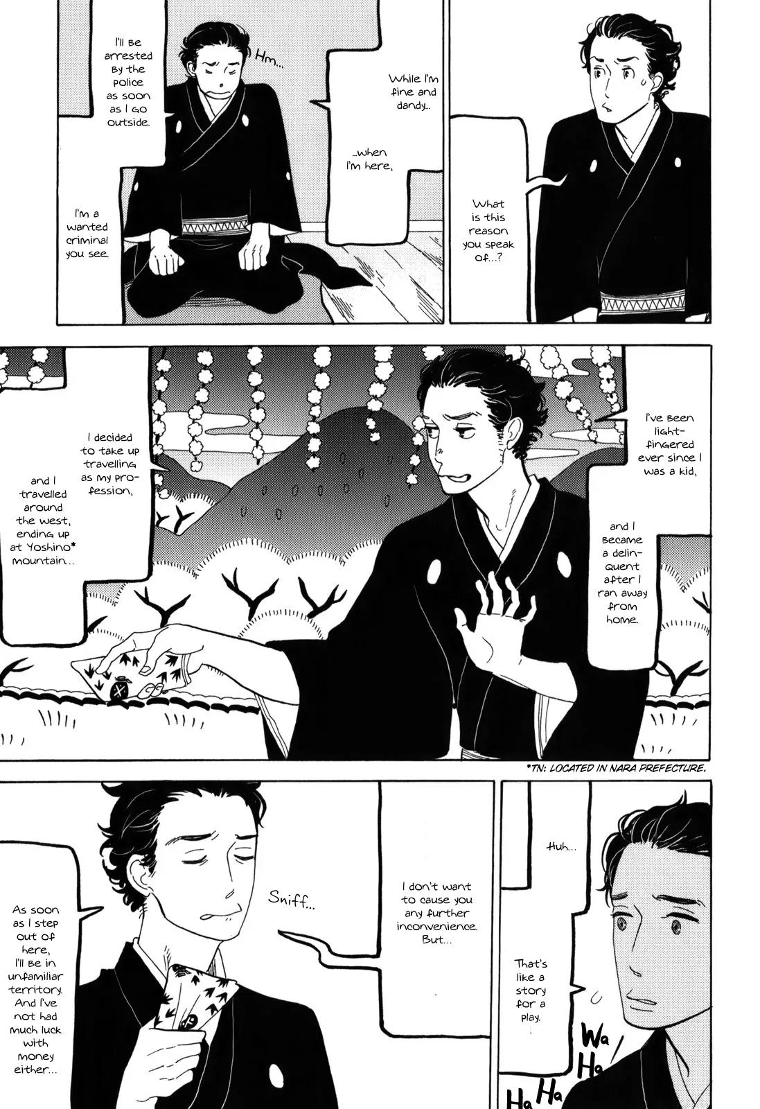 Shouwa Genroku Rakugo Shinjuu Chapter 10 page 21 - Chapter 10: Yakumo and Sukeroku Arc