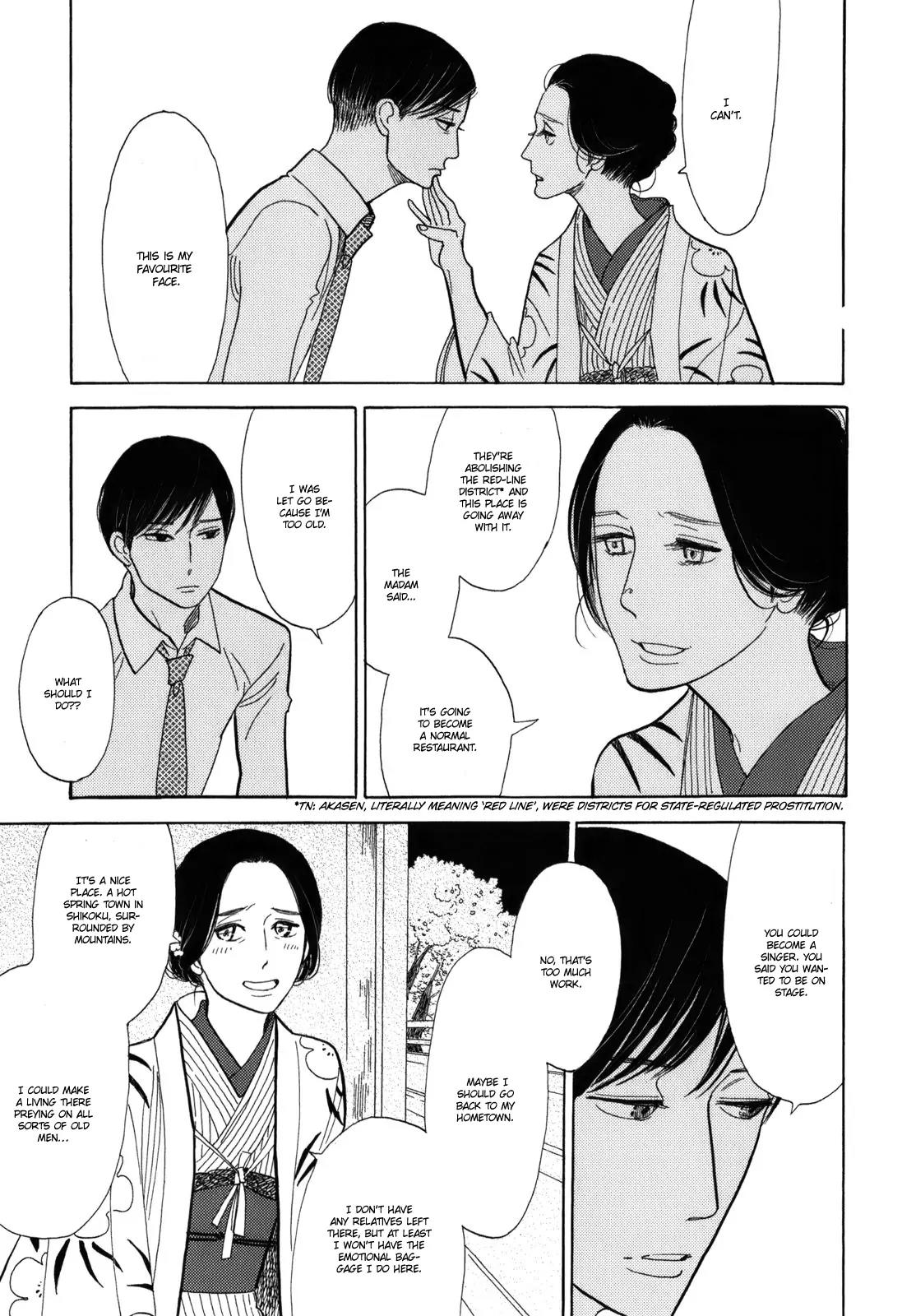 Shouwa Genroku Rakugo Shinjuu Chapter 10 page 29 - Chapter 10: Yakumo and Sukeroku Arc