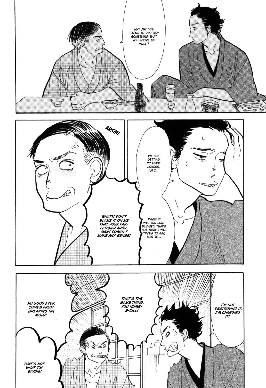 Shouwa Genroku Rakugo Shinjuu Chapter 10 page 38 - Chapter 10: Yakumo and Sukeroku Arc