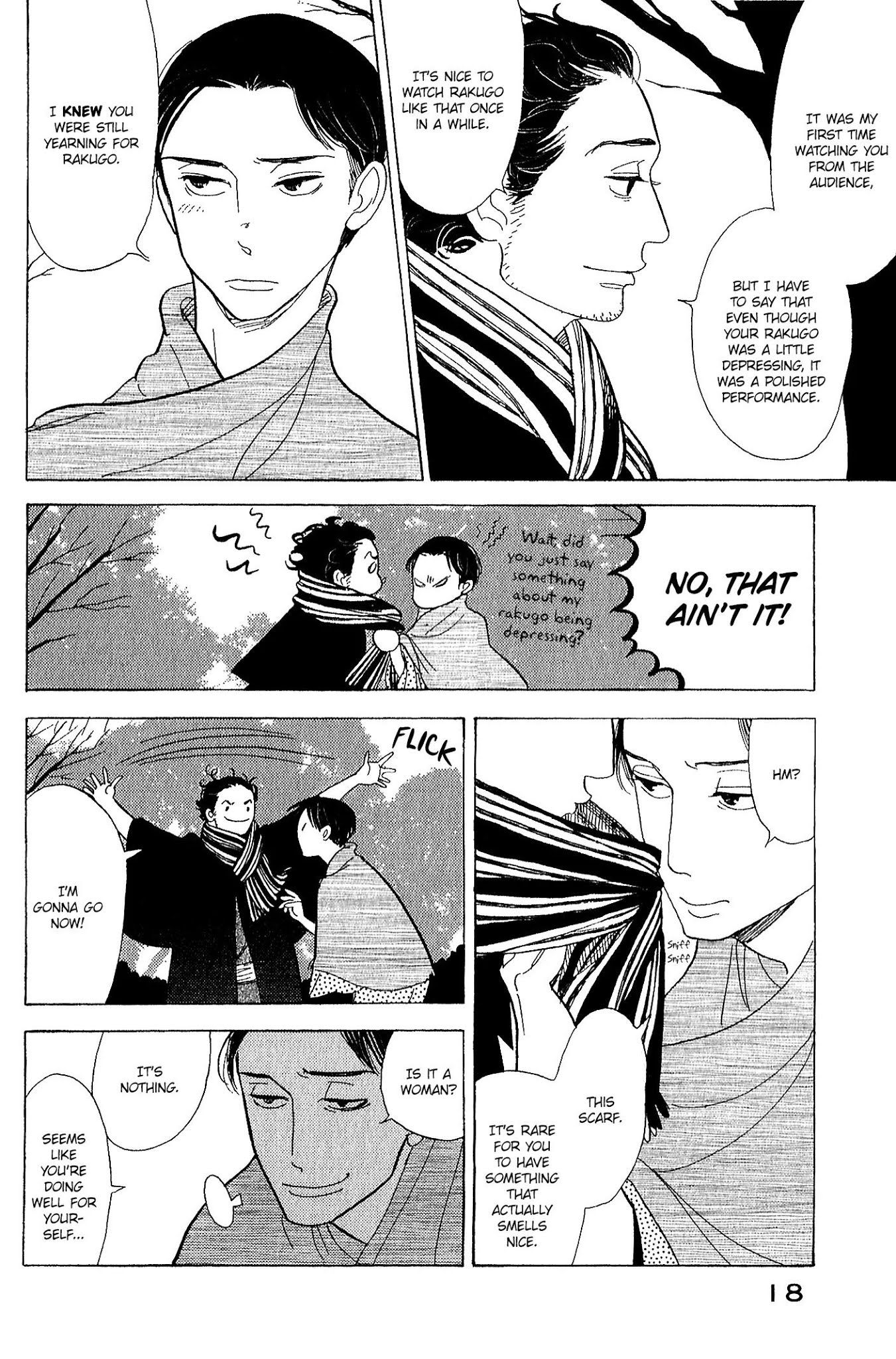 Shouwa Genroku Rakugo Shinjuu Chapter 11 page 19 - Chapter 11: Yakumo and Sukeroku Arc