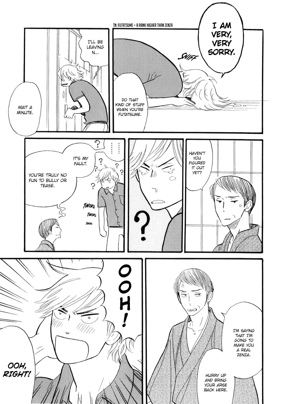 Shouwa Genroku Rakugo Shinjuu Chapter 2 page 38 - Chapter 2: Yotaro Wandering Arc