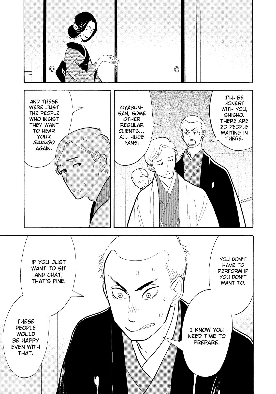 Shouwa Genroku Rakugo Shinjuu Chapter 26 page 28 - Chapter 26
