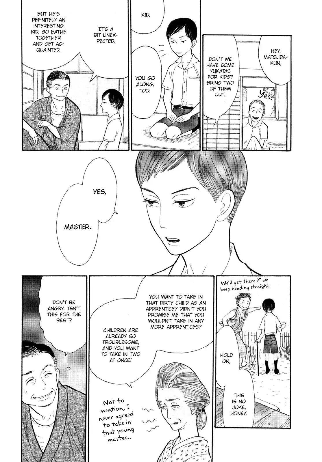 Shouwa Genroku Rakugo Shinjuu Chapter 6 page 14 - Chapter 6: Yakumo and Sukeroku Arc