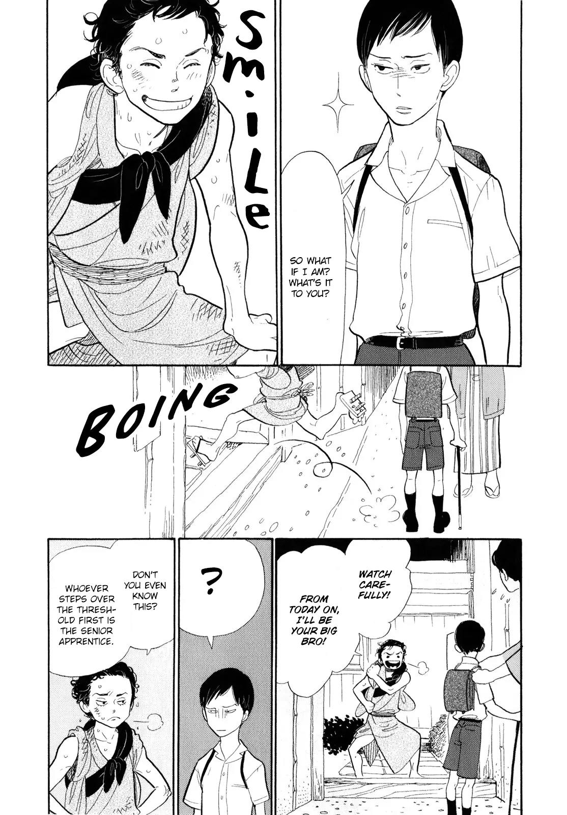 Shouwa Genroku Rakugo Shinjuu Chapter 6 page 5 - Chapter 6: Yakumo and Sukeroku Arc