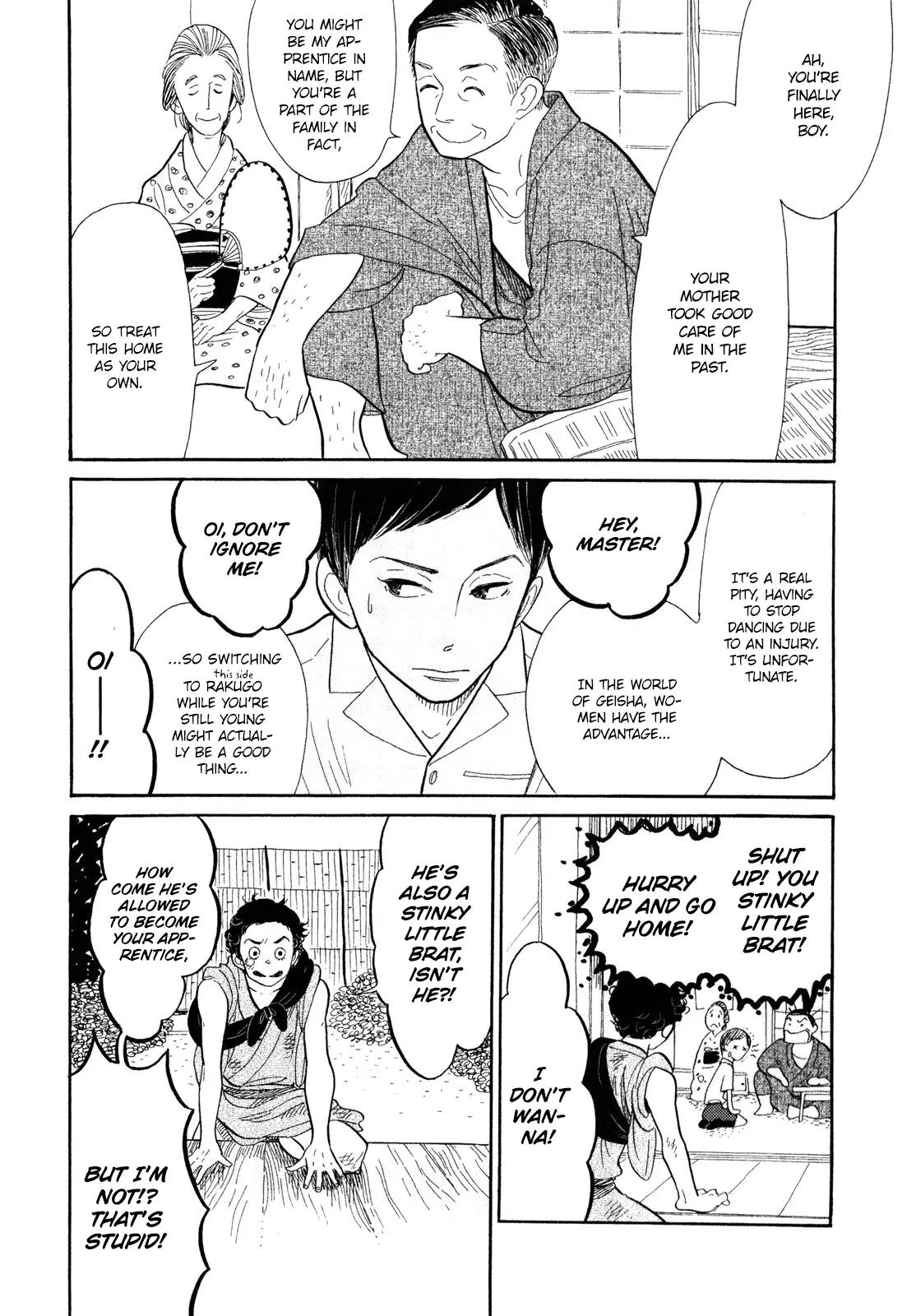 Shouwa Genroku Rakugo Shinjuu Chapter 6 page 8 - Chapter 6: Yakumo and Sukeroku Arc