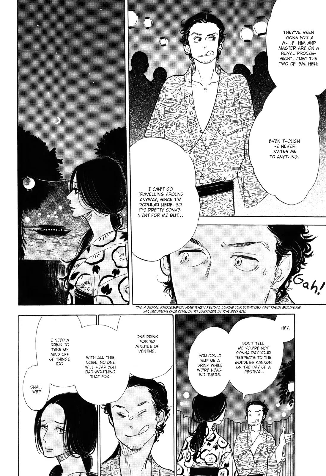 Shouwa Genroku Rakugo Shinjuu Chapter 9 page 14 - Chapter 9: Yakumo and Sukeroku Arc