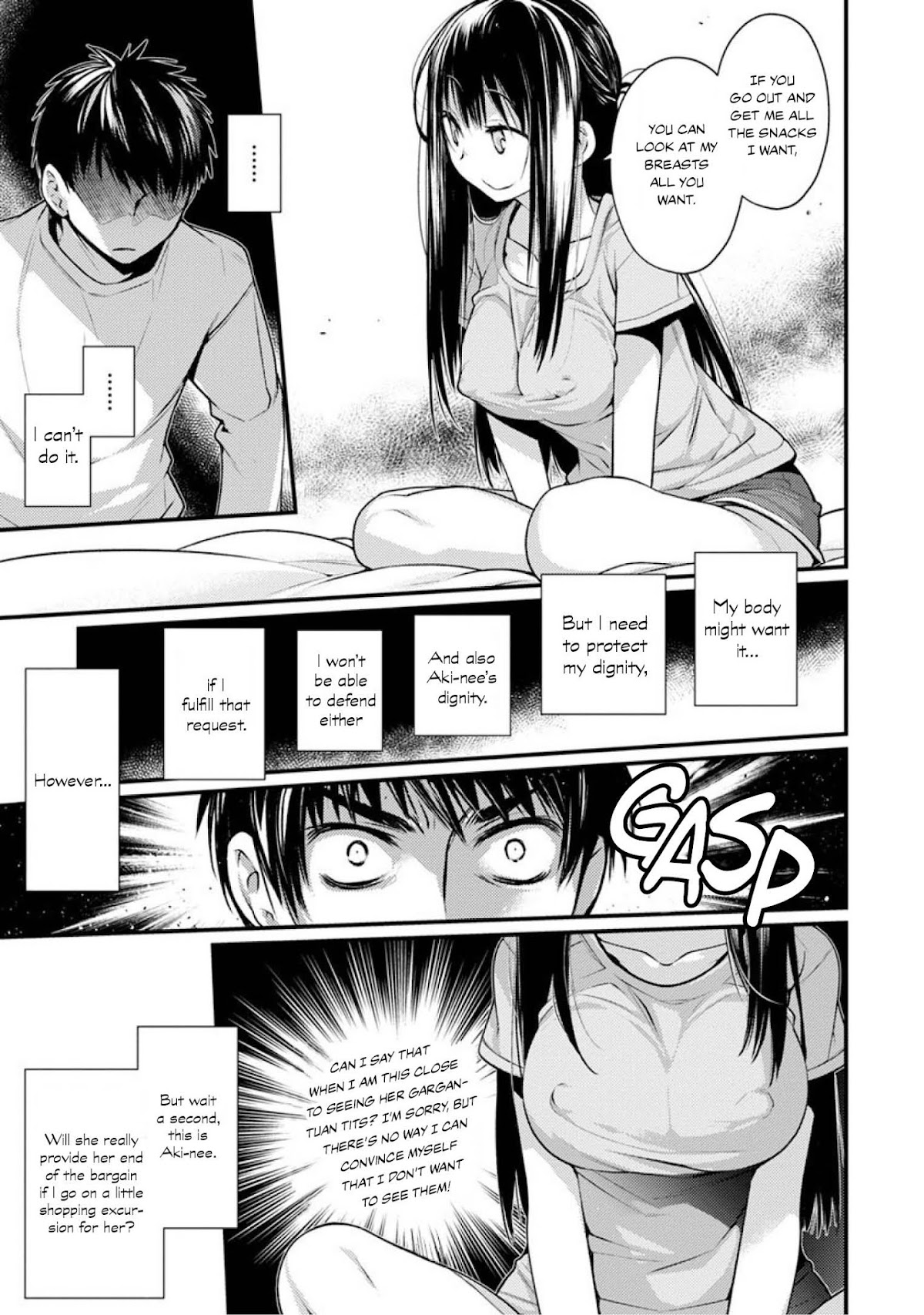 Show me Your Boobies and Look Embarrassed! Chapter 1 page 7 - Chapter 1: I Can't Oppose Onee-san