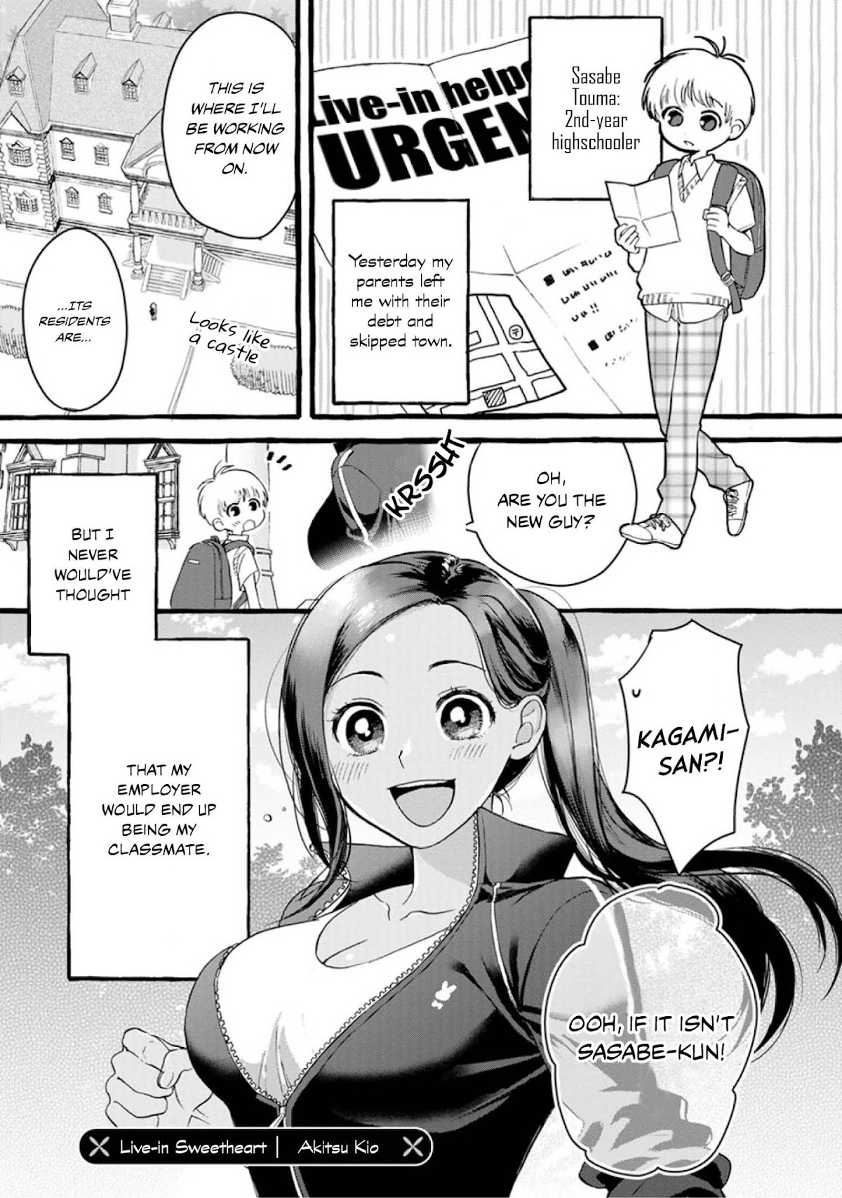 Show me Your Boobies and Look Embarrassed! Chapter 2 page 1 - Chapter 2: Live-in Sweetheart