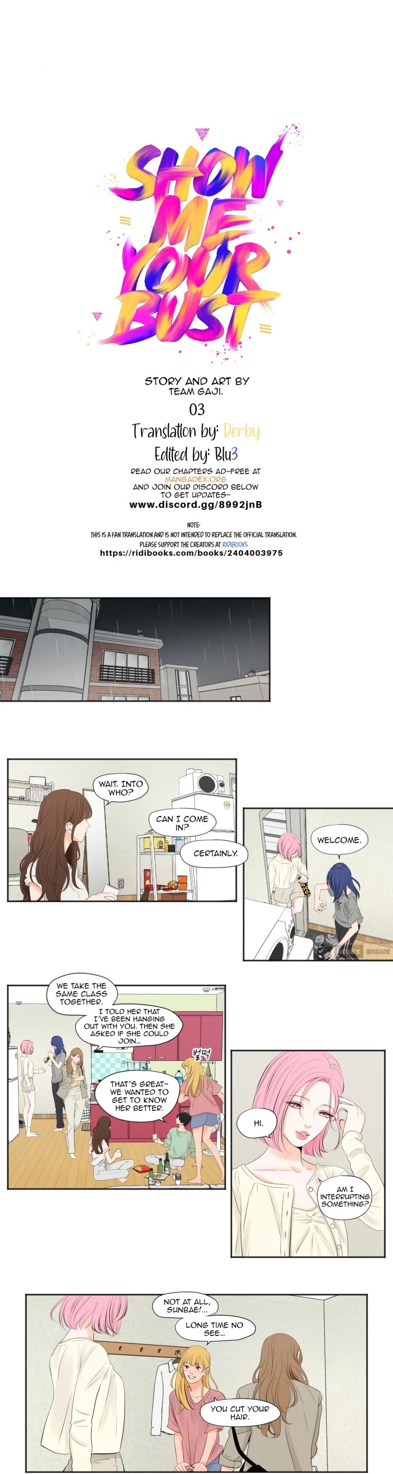 Show Me Your Bust Chapter 3 page 1 - Chapter 3