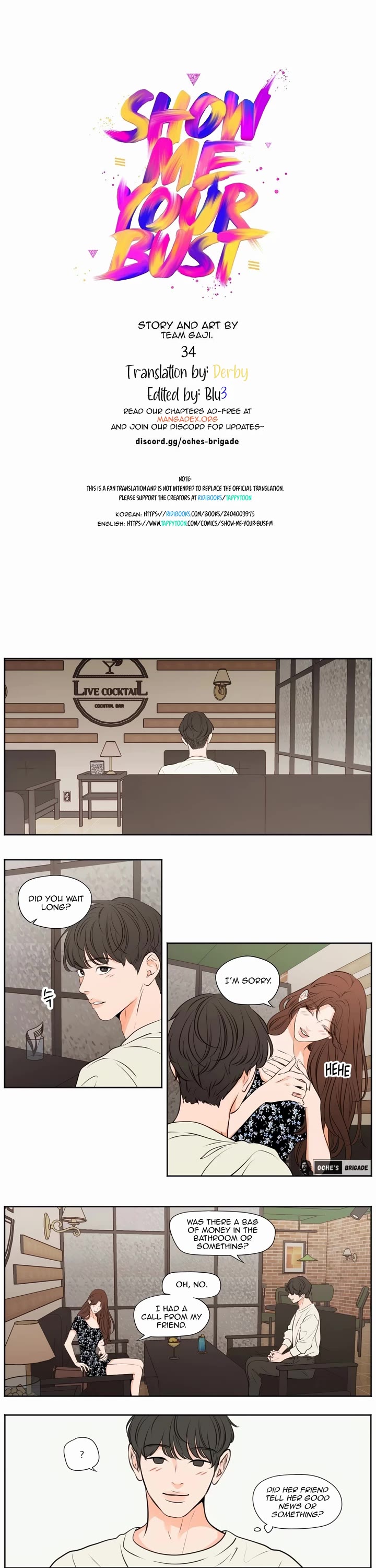 Show Me Your Bust Chapter 34 page 1 - Chapter 34