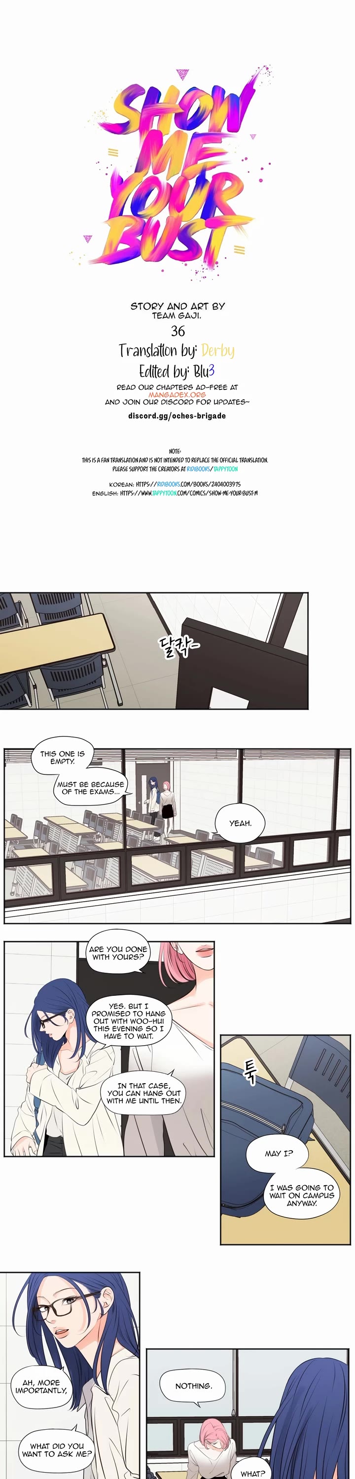 Show Me Your Bust Chapter 36 page 1 - Chapter 36