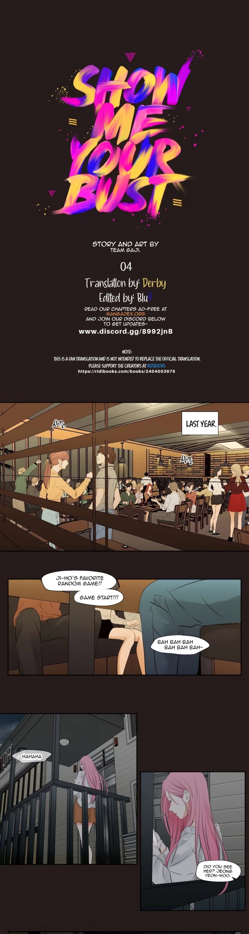 Show Me Your Bust Chapter 4 page 1 - Chapter 4