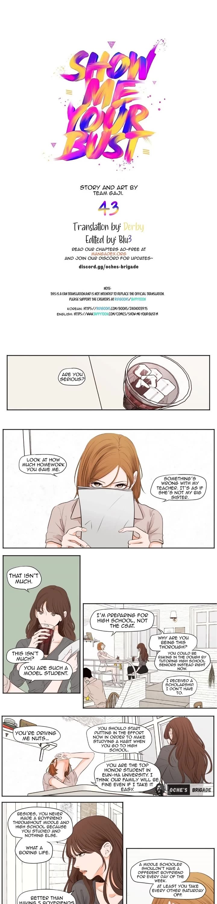 Show Me Your Bust Chapter 43 page 1 - Chapter 43