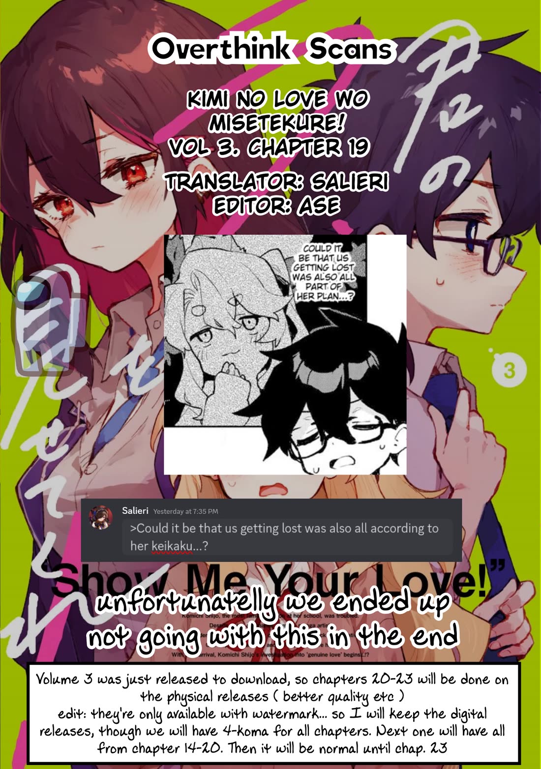 Show Me Your Love! Chapter 19 page 22 - Chapter 19