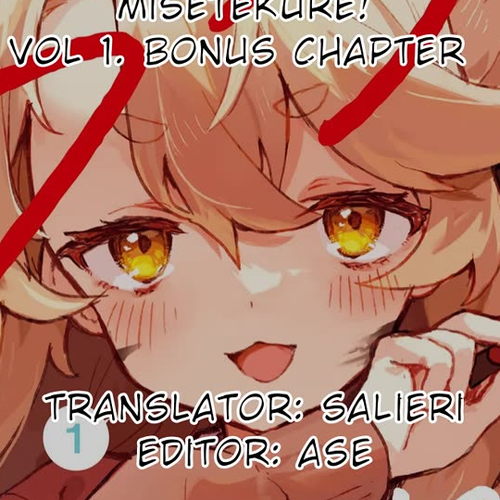 Show Me Your Love! Chapter 6.9: Bonus chapter cover
