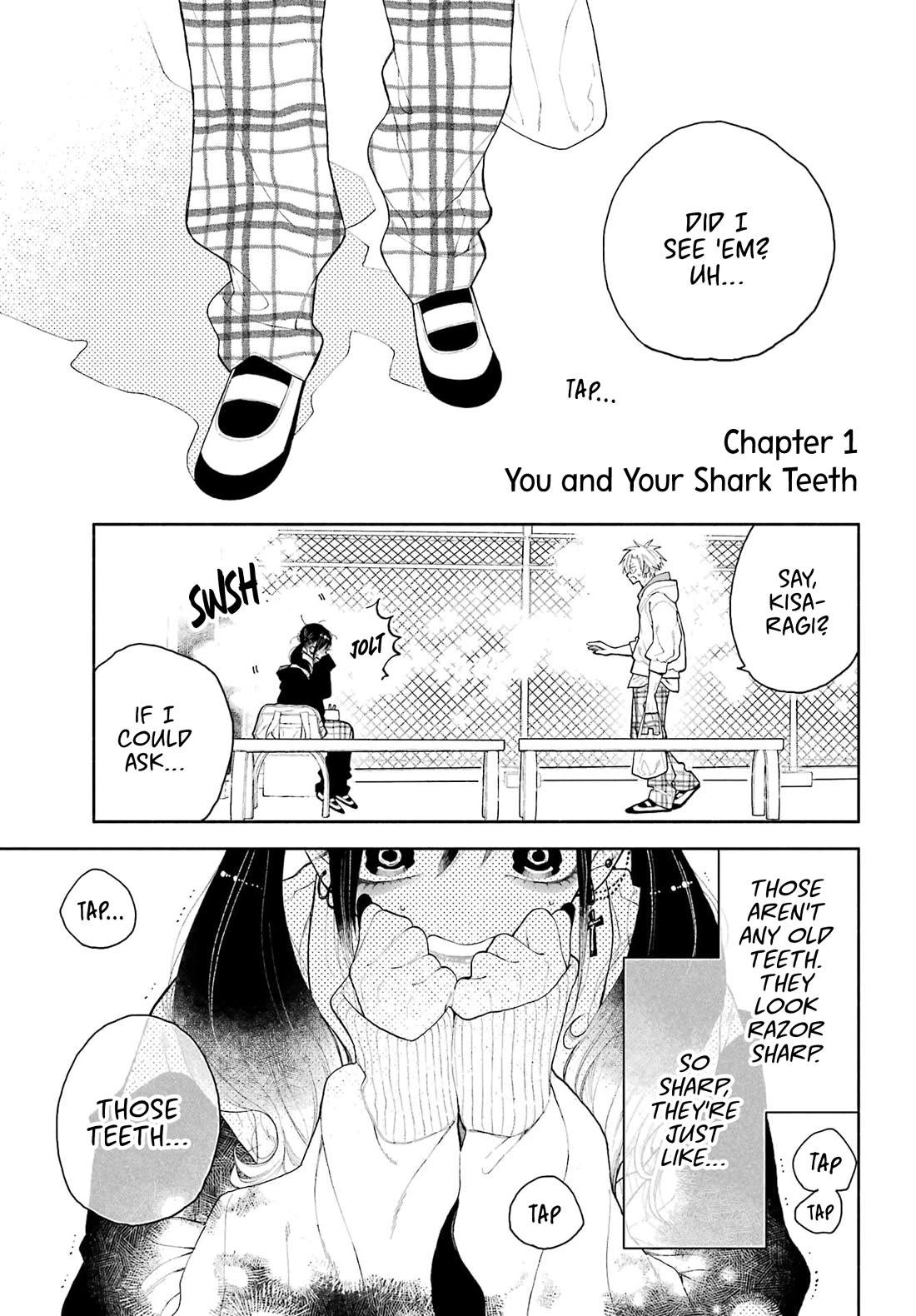 Show Me Your Shark Teeth. Chapter 1 page 5 - Chapter 1: You and Your Shark Teeth