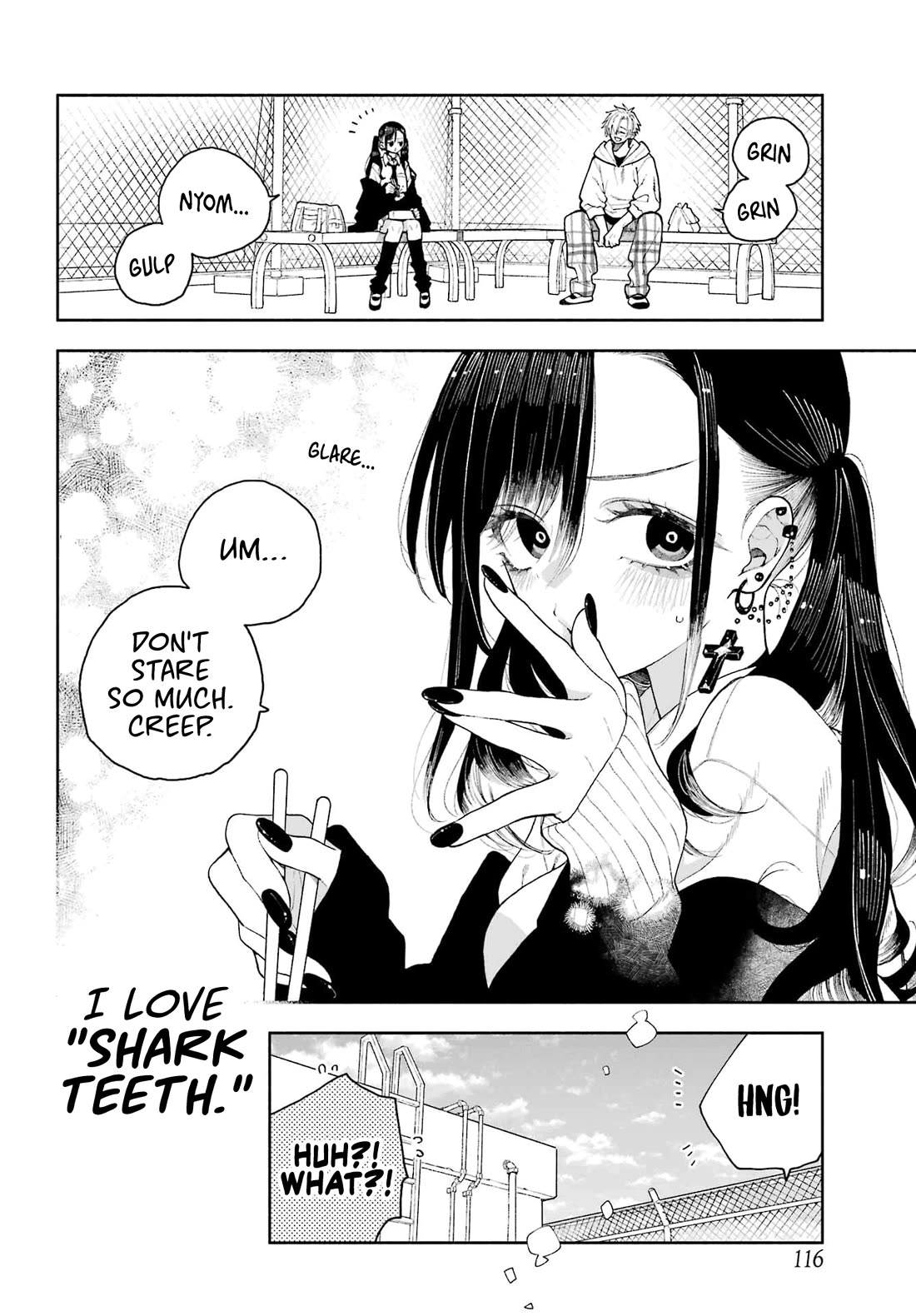 Show Me Your Shark Teeth. Chapter 2 page 2 - Chapter 2: The Sounds You Make