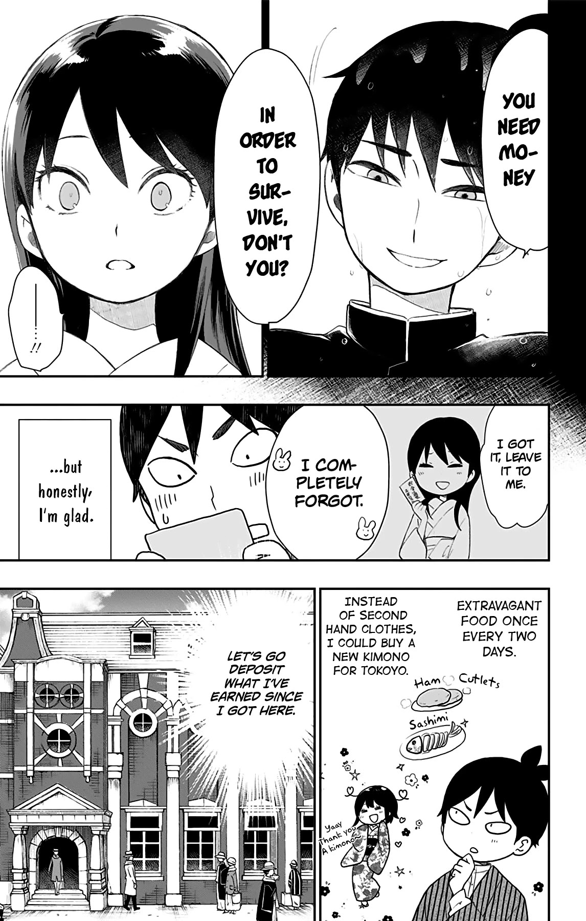Showa Maiden Fairytale Chapter 28 page 6 - Chapter 28: Uproar at the lodging ①