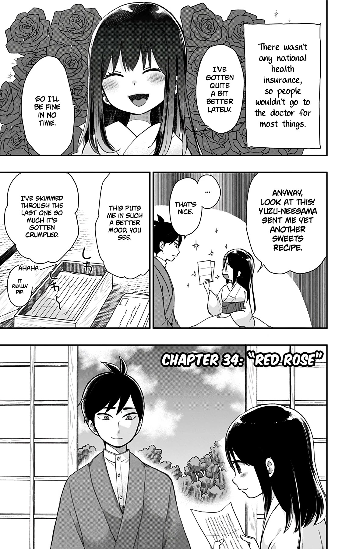 Showa Maiden Fairytale Chapter 34 page 3 - Chapter 34: Red rose