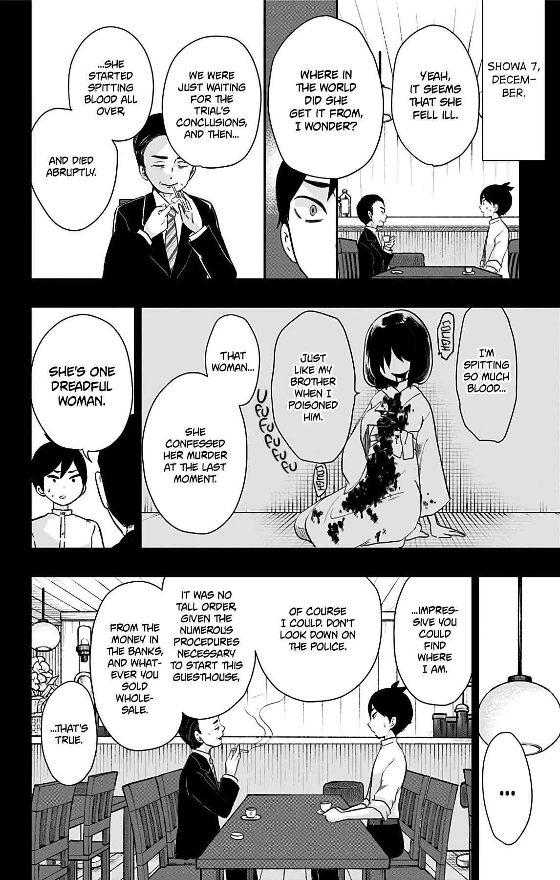Showa Maiden Fairytale Chapter 37 page 8 - Chapter 37: Contemplating death