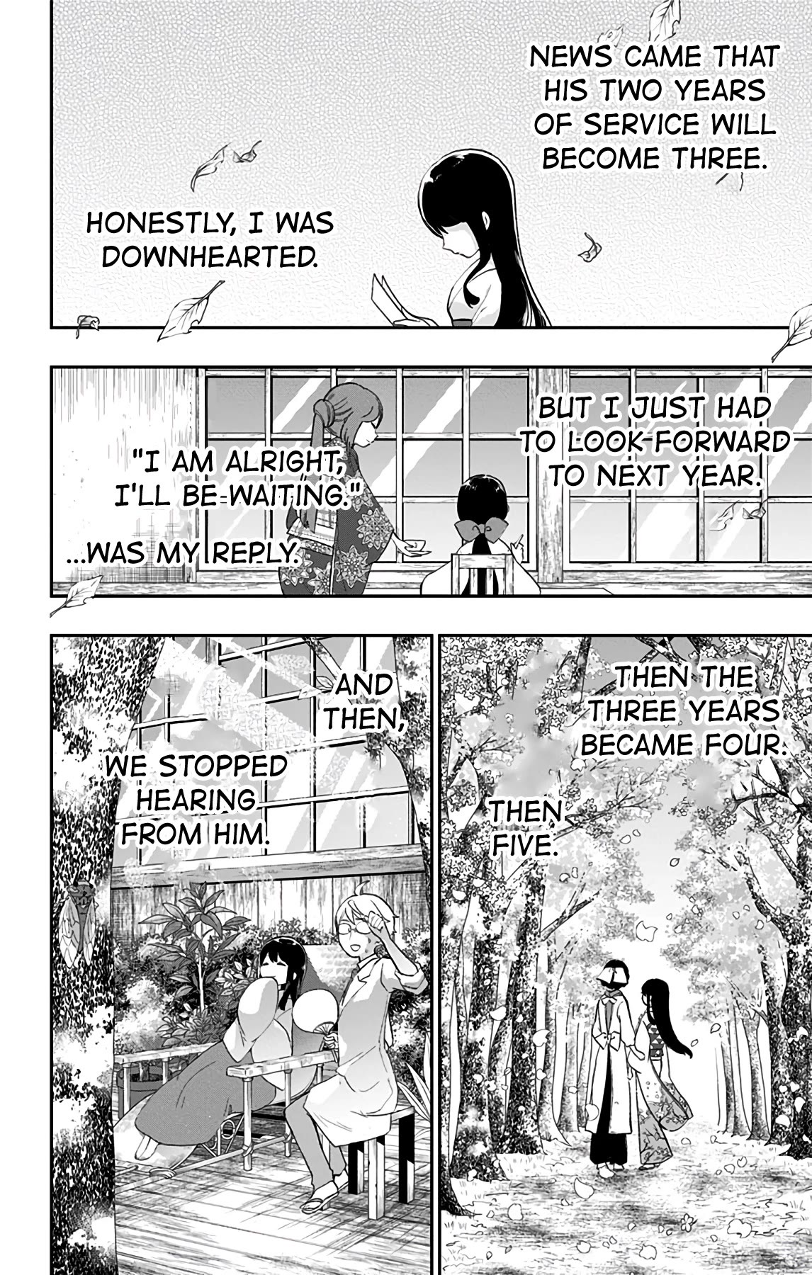 Showa Maiden Fairytale Chapter 39 page 22 - Chapter 39: Together in death