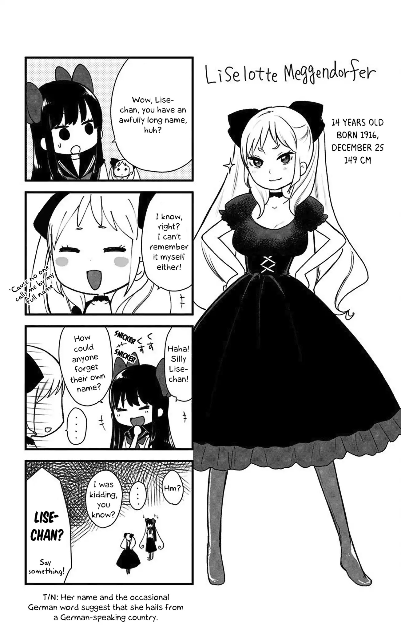 Showa Maiden Fairytale Chapter 7.5 page 4 - Chapter 7.5: Volume 1 - Extra