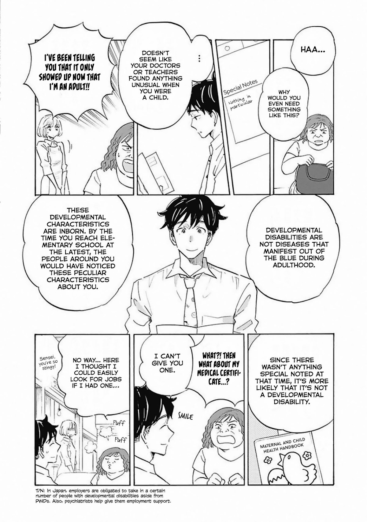Shrink ~Psychiatrist Yowai~ Chapter 5 page 9 - Chapter 5: Adults With Developmental Disabilities 1