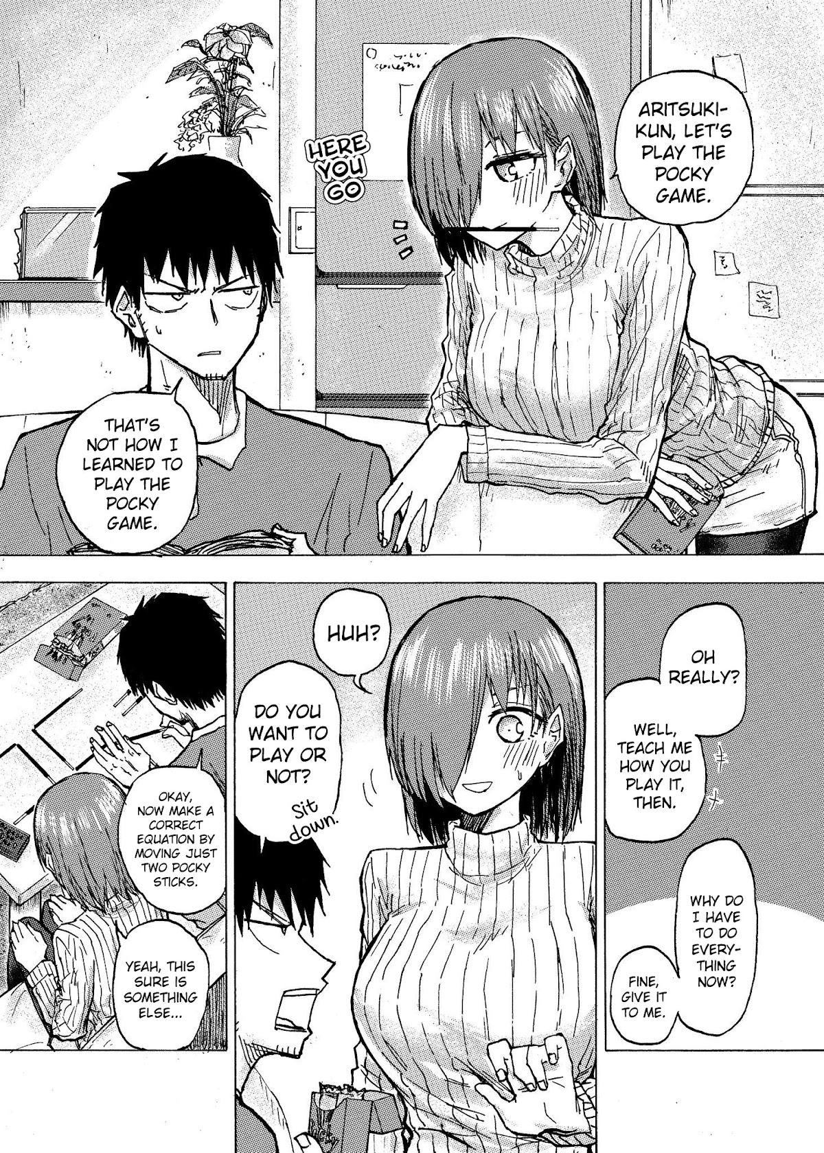 Shukan Brick Chapter 44 page 1 - Chapter 44: The actual Pocky game