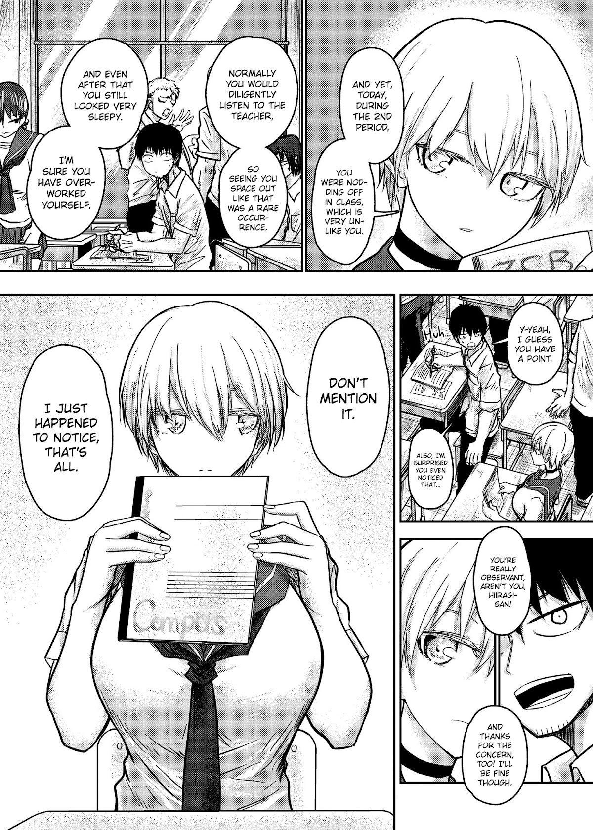 Shukan Brick Chapter 70 page 3 - Chapter 70: The classmate I've talked to for the first time today knows a whole lot about me