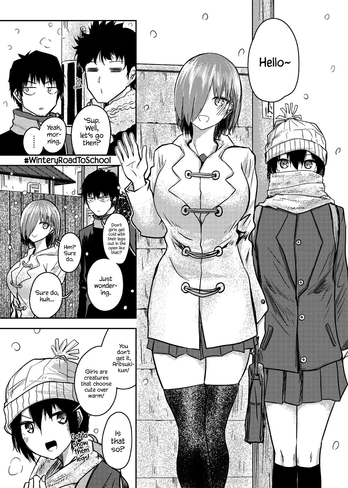 Shukan Brick Chapter 77 page 1 - Chapter 77: Wintery road to school