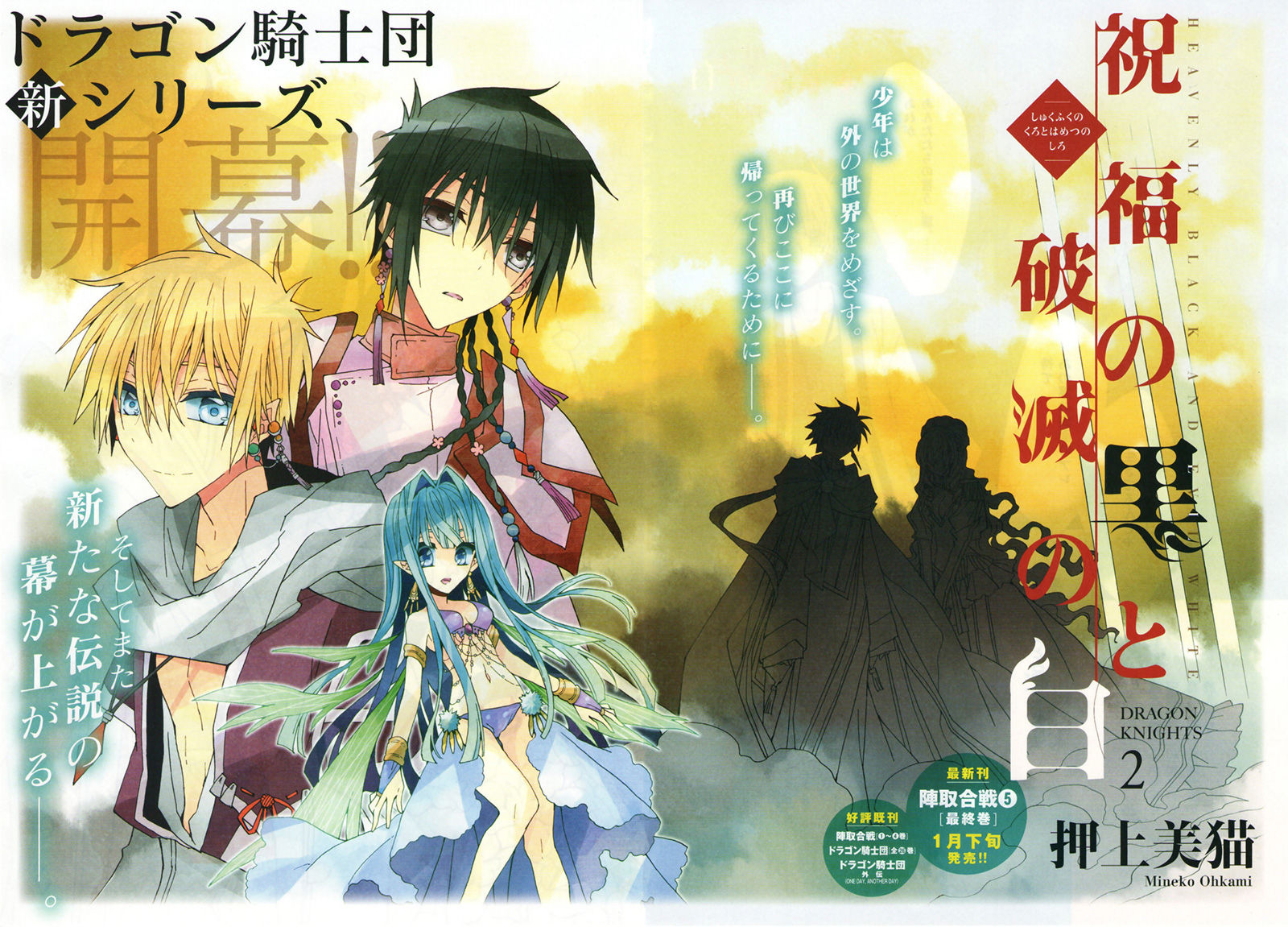 Shukufuku no Kuro to Hametsu no Shiro - Dragon Knights 2 Chapter 1 page 11 - Chapter 1