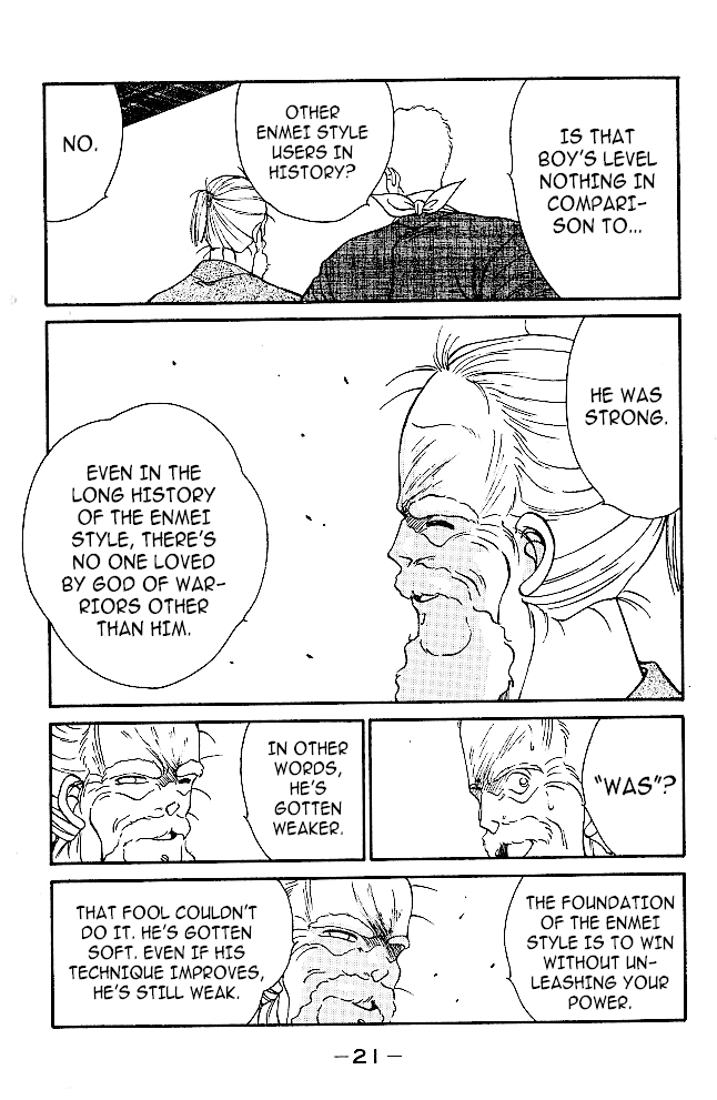 Shura no Mon Chapter 31.2 page 22 - Chapter 31.2: Enmei Style's Shadow and Darkness (Second Half)