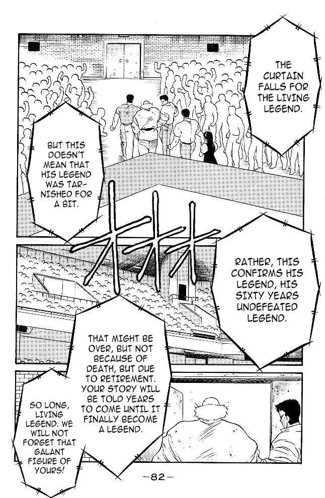 Shura no Mon Chapter 32 page 56 - Chapter 32: The Living Legend Can't Die!!!