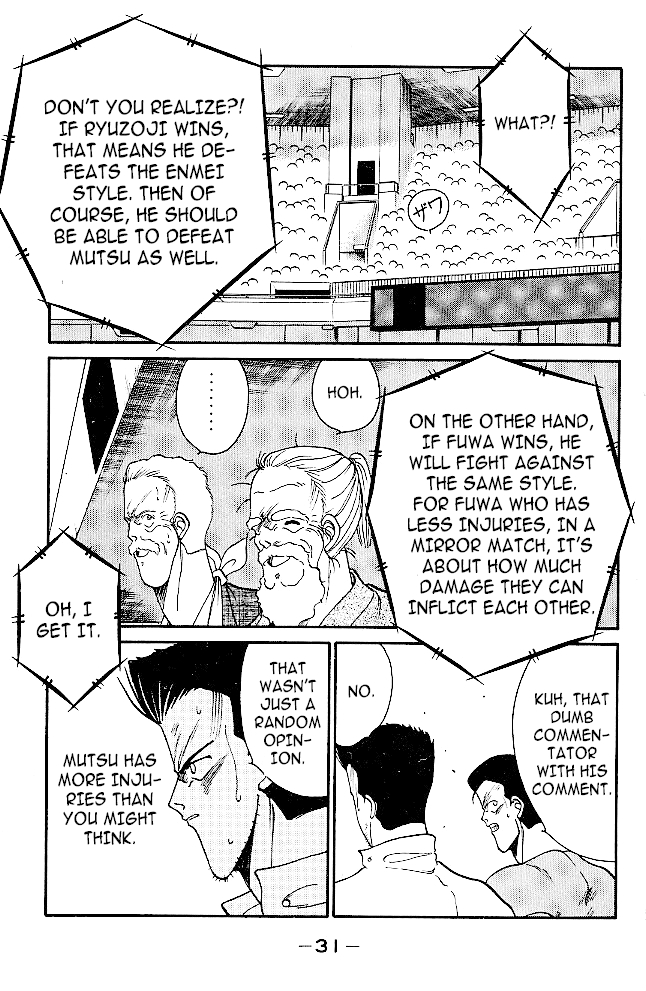 Shura no Mon Chapter 32 page 6 - Chapter 32: The Living Legend Can't Die!!!