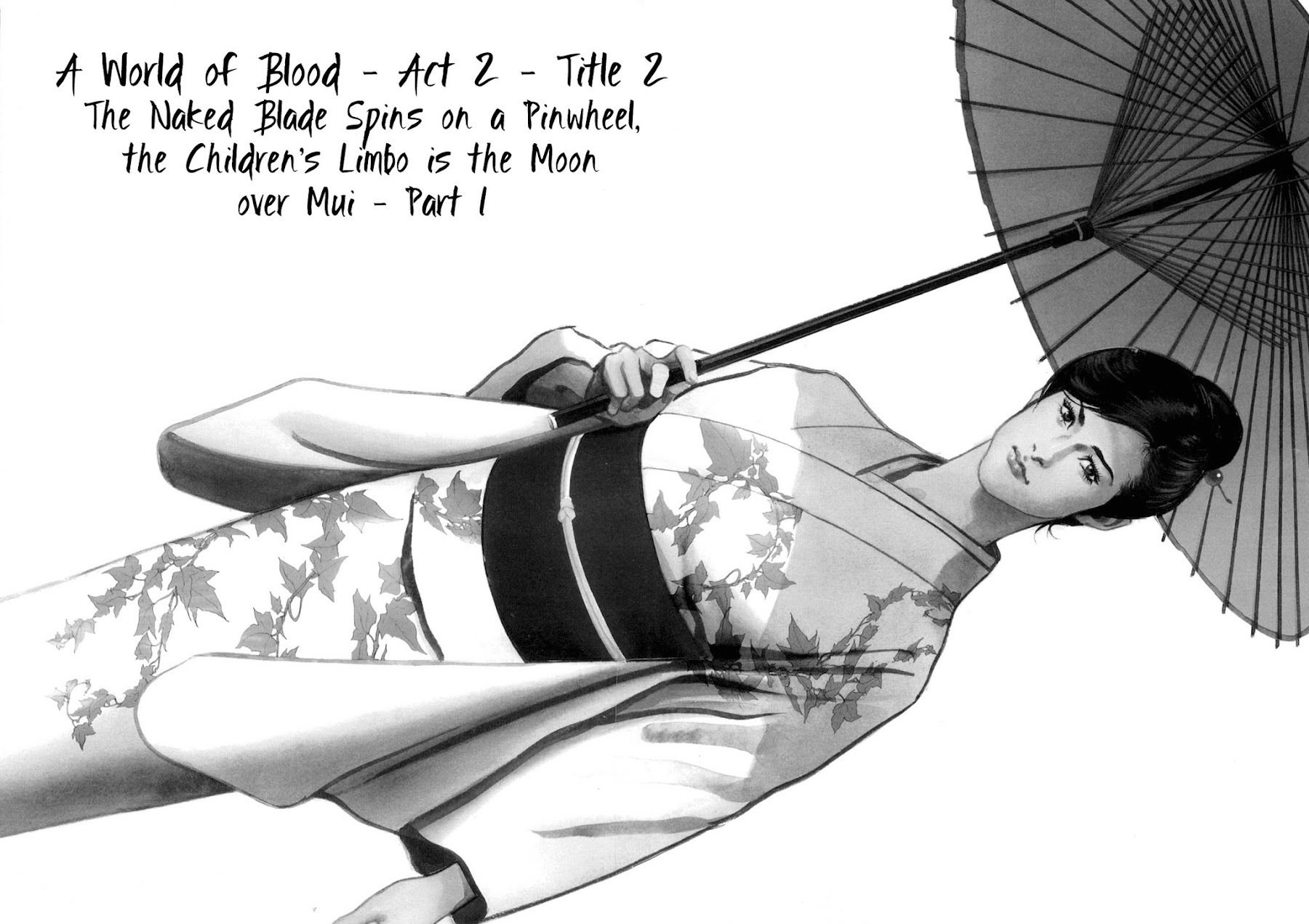 Shura Yukihime Gaiden Chapter 2 page 4 - Chapter 2: The Naked Blade Spins on a Pinwheel, the Children's Limbo is the Moon over Mui - Part 1