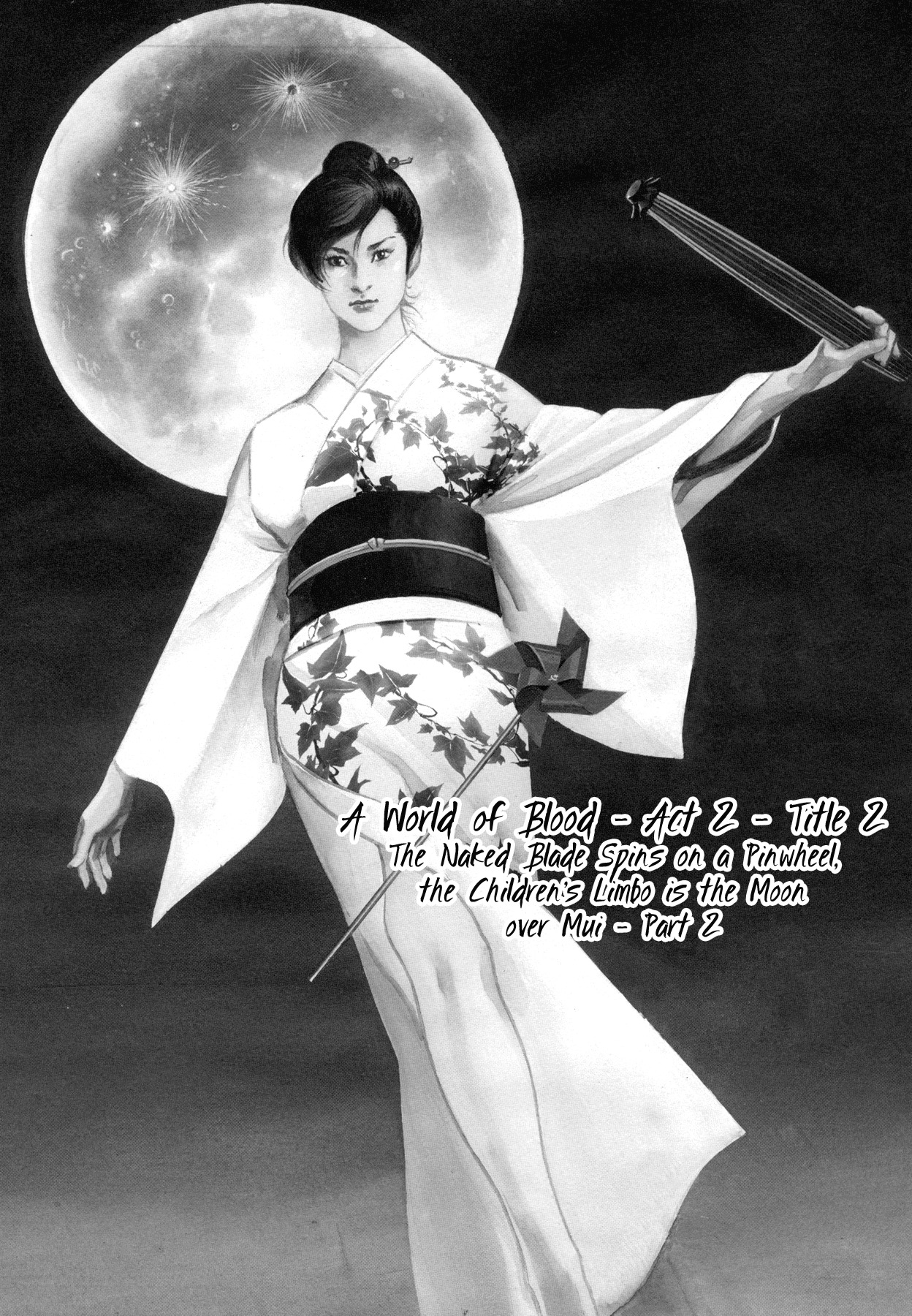 Shura Yukihime Gaiden Chapter 3 page 1 - Chapter 3: The Naked Blade Spins on a Pinwheel, the Children's Limbo is the Moon over Mui - Part 2