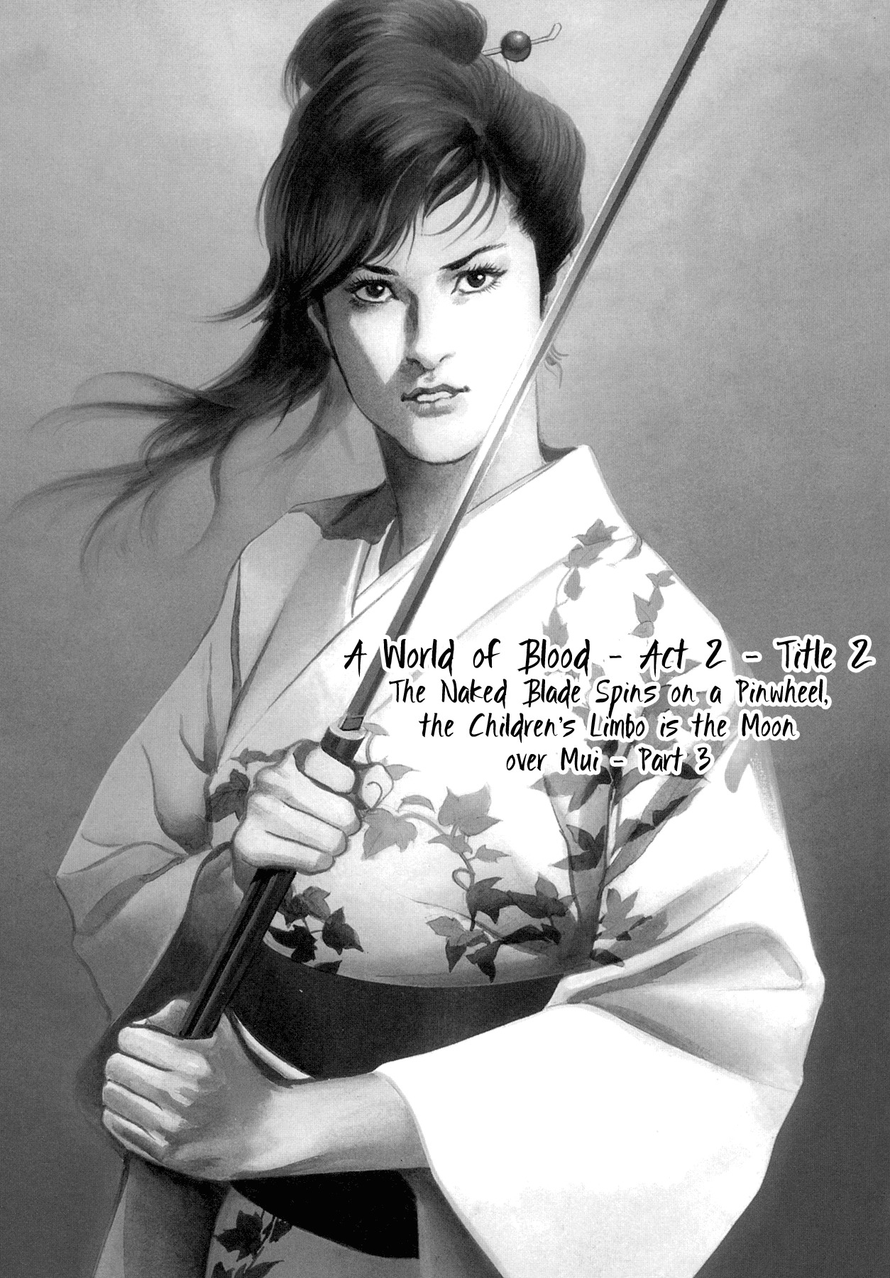 Shura Yukihime Gaiden Chapter 4 page 1 - Chapter 4: The Naked Blade Spins on a Pinwheel, the Children's Limbo is the Moon over Mui - Part 3