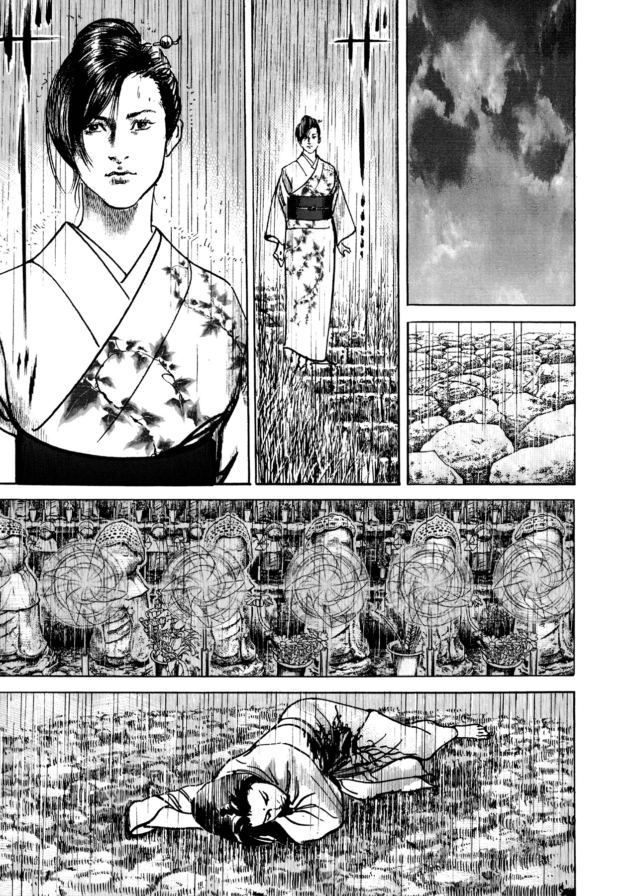 Shura Yukihime Gaiden Chapter 4 page 7 - Chapter 4: The Naked Blade Spins on a Pinwheel, the Children's Limbo is the Moon over Mui - Part 3