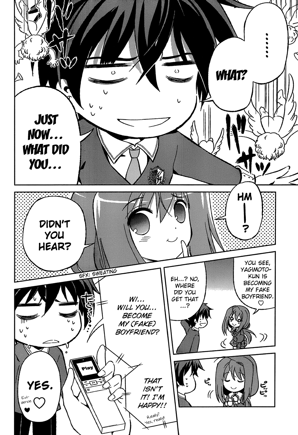 Shurabara! Chapter 1.2 page 12 - Chapter 1 v2 : Taking Up 3 Girlfriends...!?