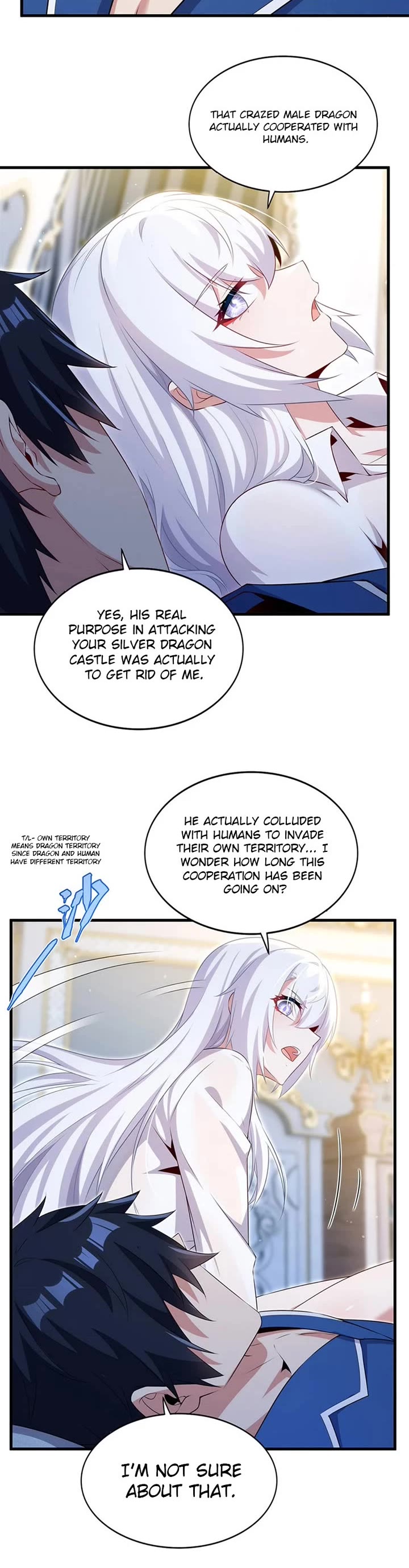 Shut Up, Evil Dragon! I Don't Want to Raise a Child With You Anymore Chapter 111 page 8 - Chapter 111: The Silver Dragon Queen wants me to confess my love