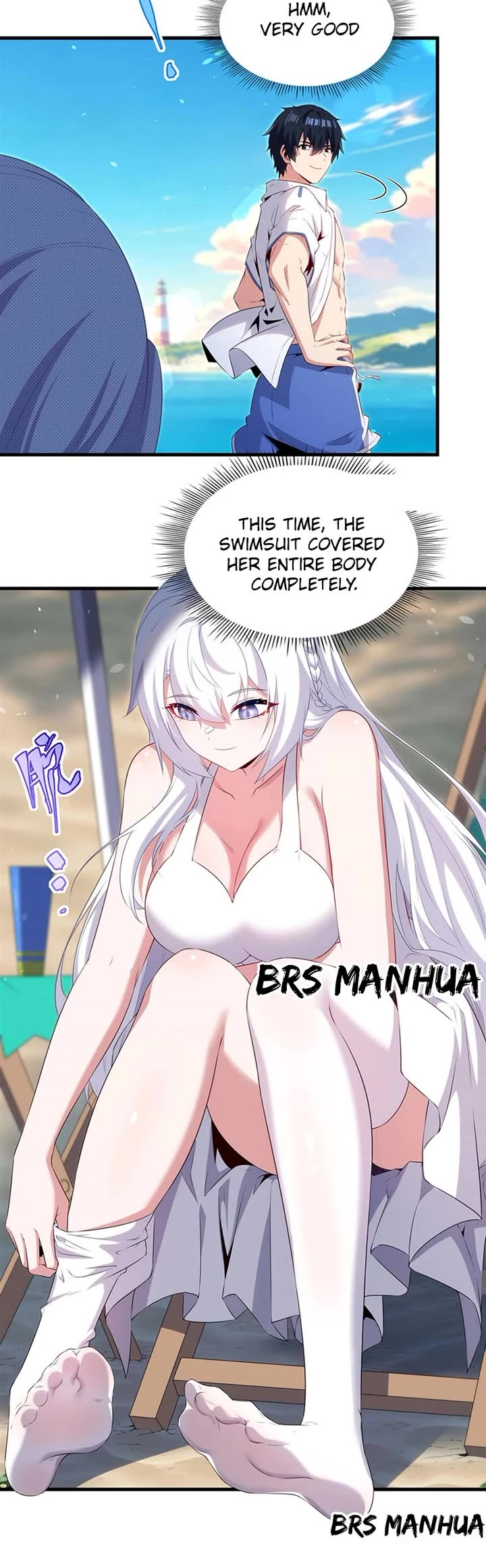 Shut Up, Evil Dragon! I Don't Want to Raise a Child With You Anymore Chapter 113 page 10 - Chapter 113: Beach Vacation