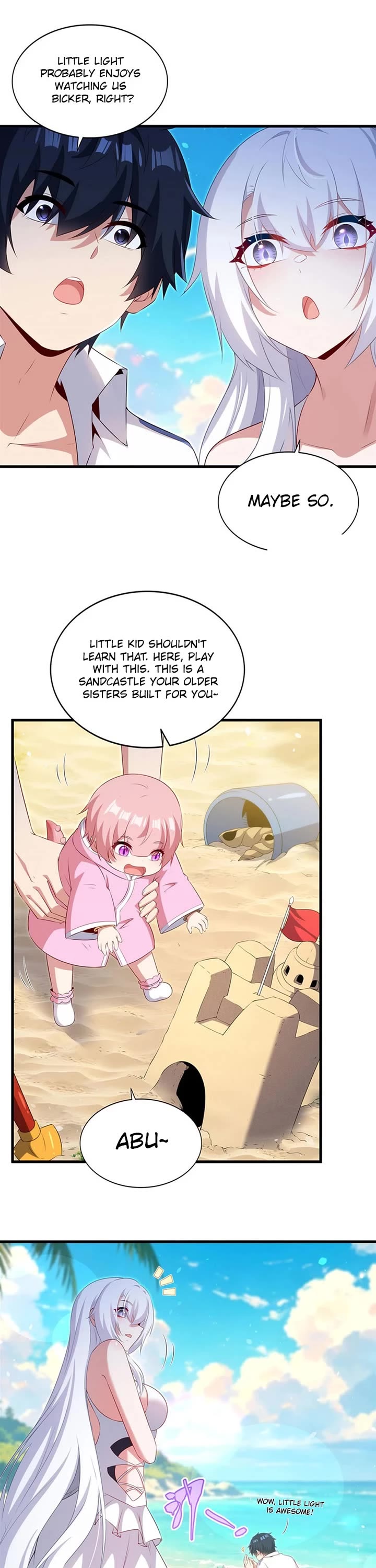 Shut Up, Evil Dragon! I Don't Want to Raise a Child With You Anymore Chapter 113 page 19 - Chapter 113: Beach Vacation