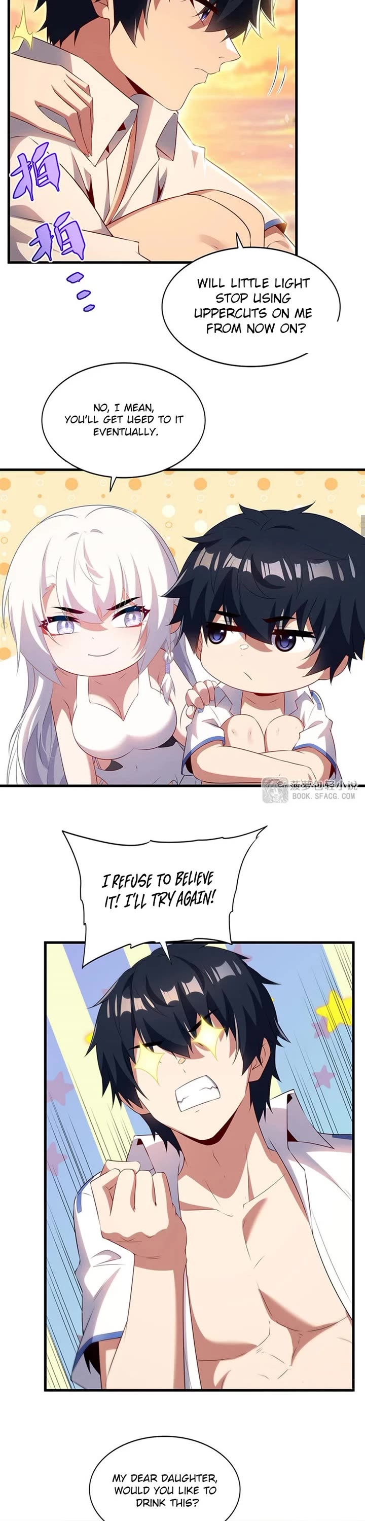 Shut Up, Evil Dragon! I Don't Want to Raise a Child With You Anymore Chapter 115 page 8 - Chapter 115: Dad got beaten again