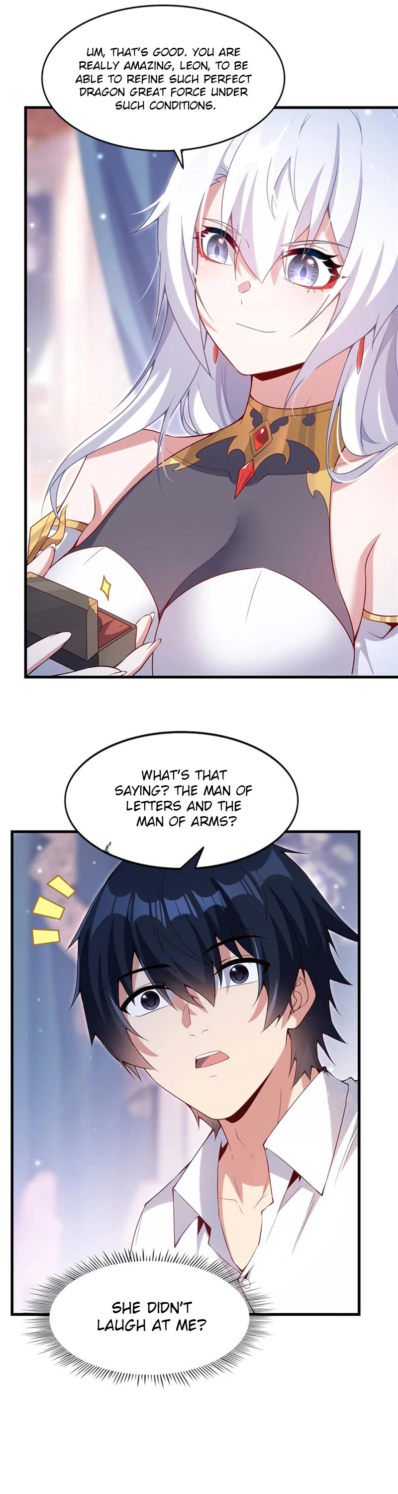 Shut Up, Evil Dragon! I Don't Want to Raise a Child With You Anymore Chapter 14 page 17 - Chapter 14: Leon's Determination