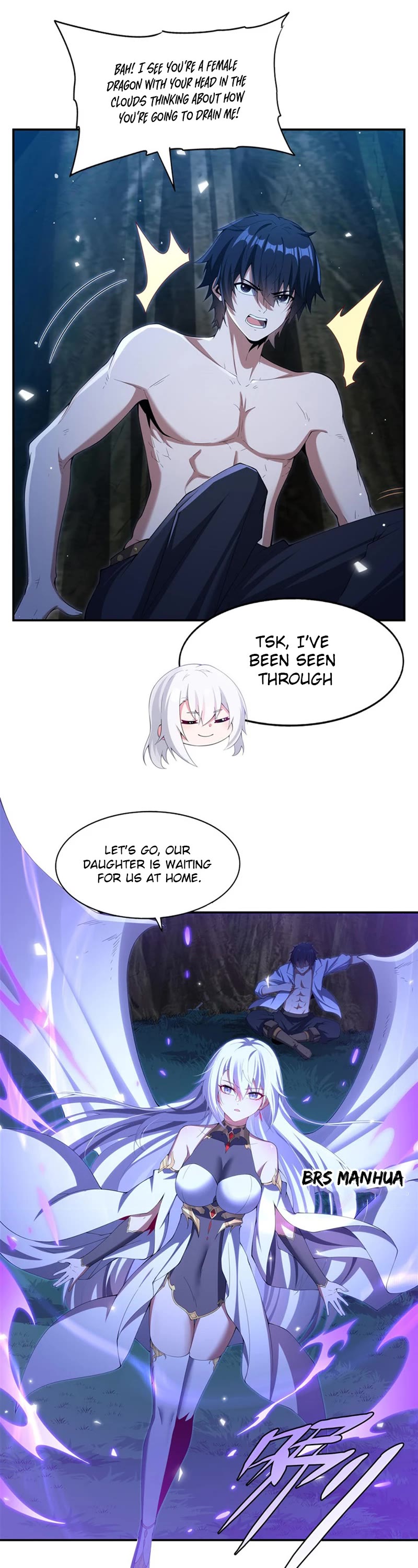 Shut Up, Evil Dragon! I Don't Want to Raise a Child With You Anymore Chapter 4 page 3 - Chapter 4: The King of Hard Talk