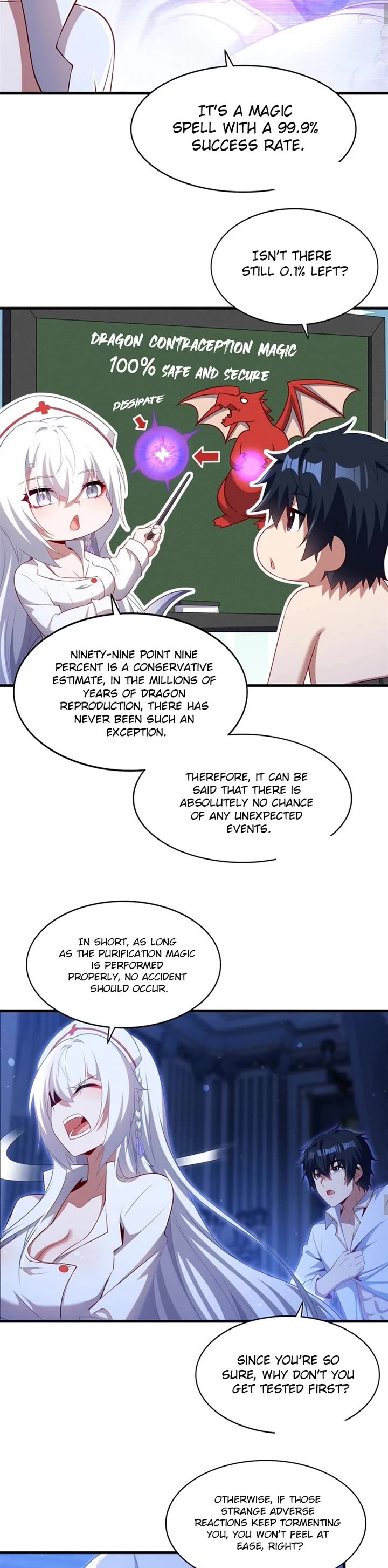 Shut Up, Evil Dragon! I Don't Want to Raise a Child With You Anymore Chapter 75 page 9 - Chapter 75: Pregnant?!