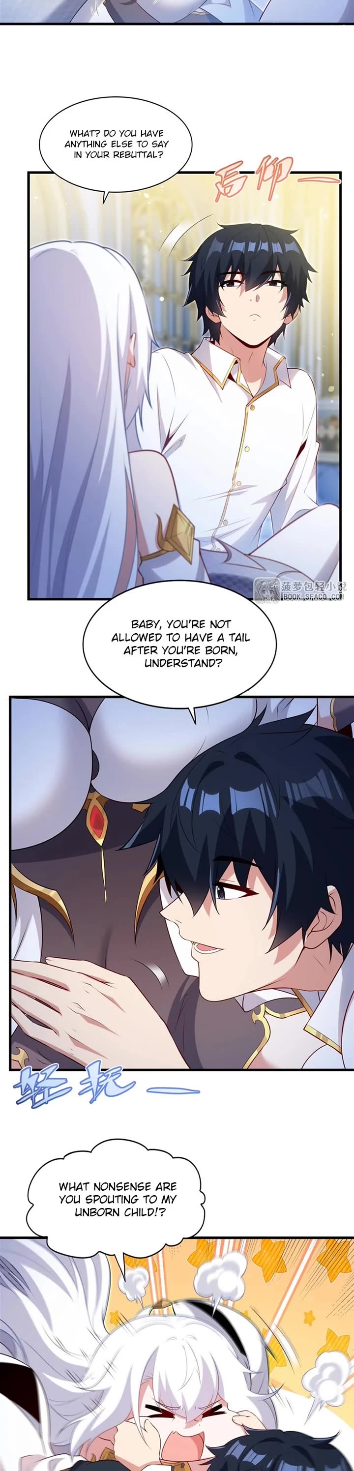 Shut Up, Evil Dragon! I Don't Want to Raise a Child With You Anymore Chapter 76 page 4 - Chapter 76: Leon's Prenatal Education Plan